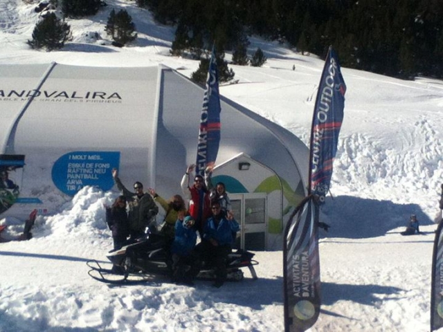 motos de nieve